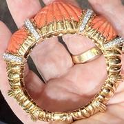 Coral and diamonds