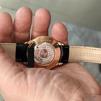Exhibition caseback, 18k gold