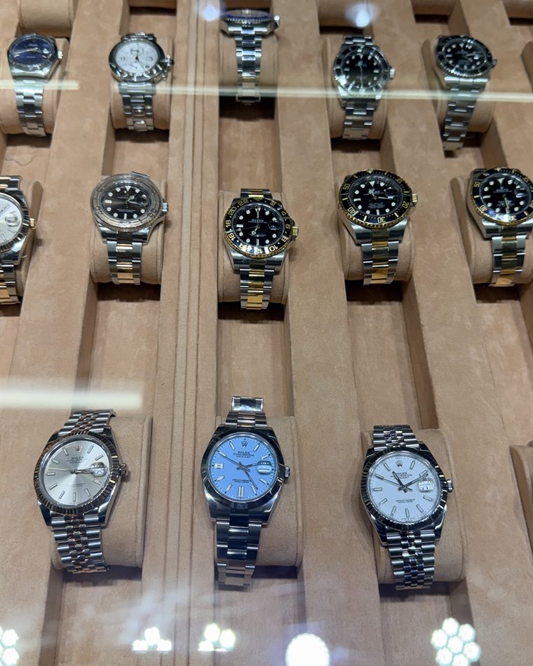 Rolex Datejust and Oyster Perpetual watches in the Miami case